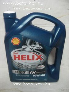 SHELL HELIX HX7 /PLUS/ 10W40 4L MOTOROLAJ